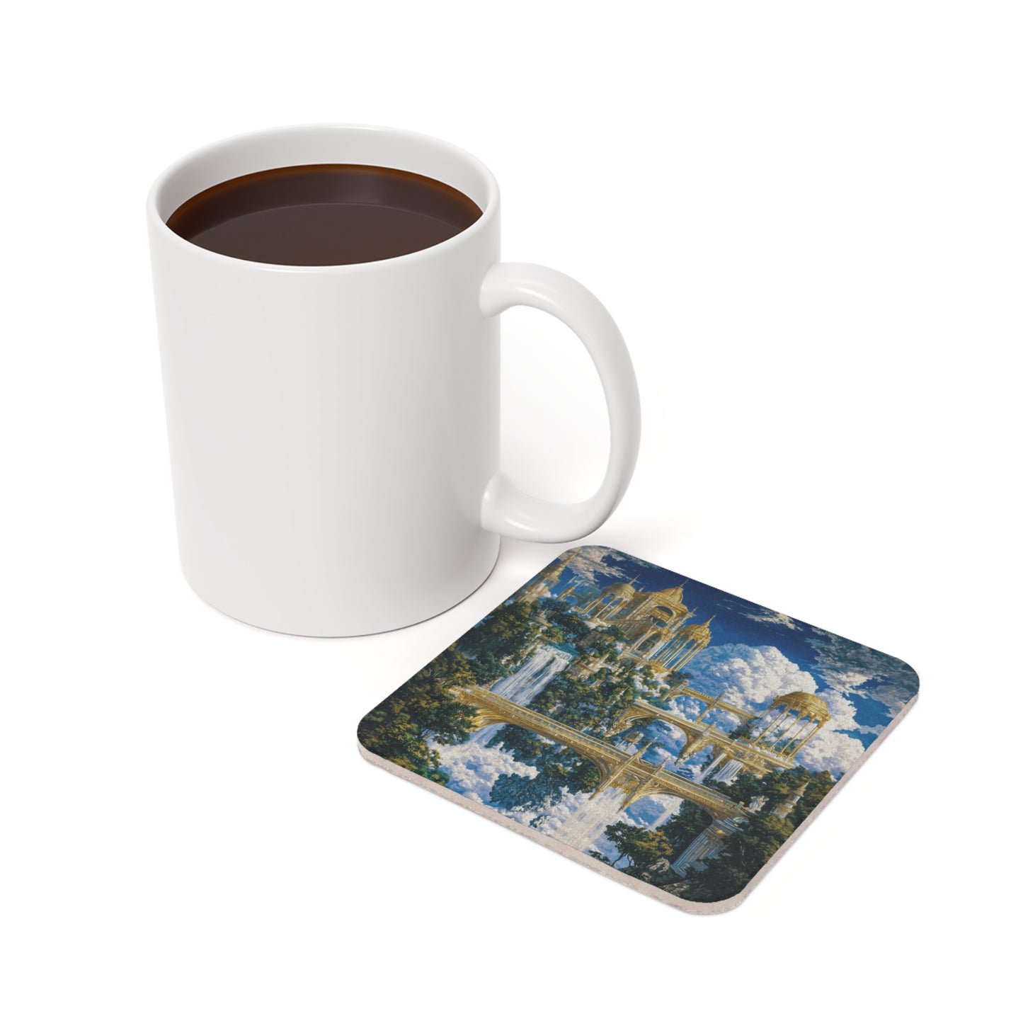 Suspended Sanctum Coaster