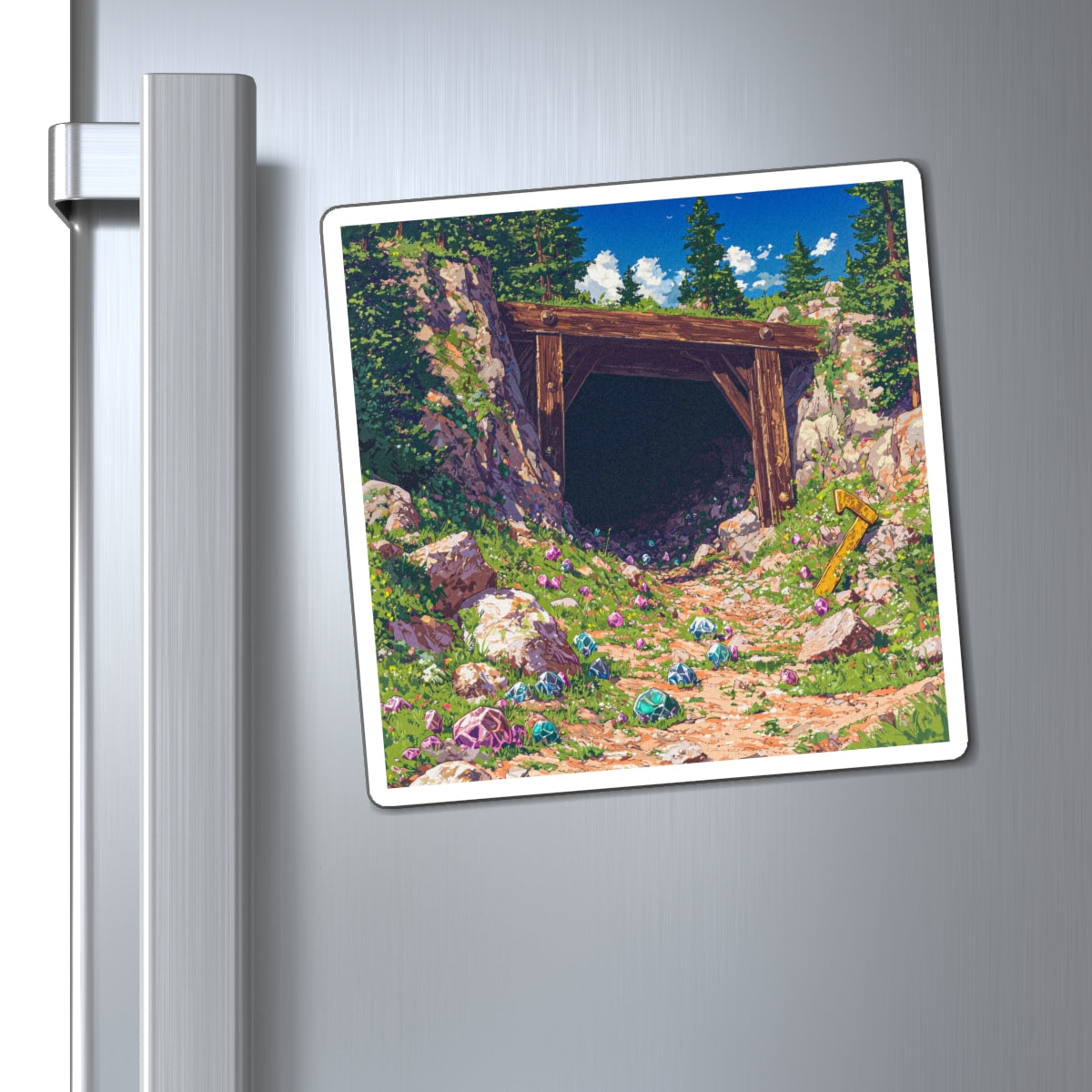 Mineral Mineshaft Fridge Magnet