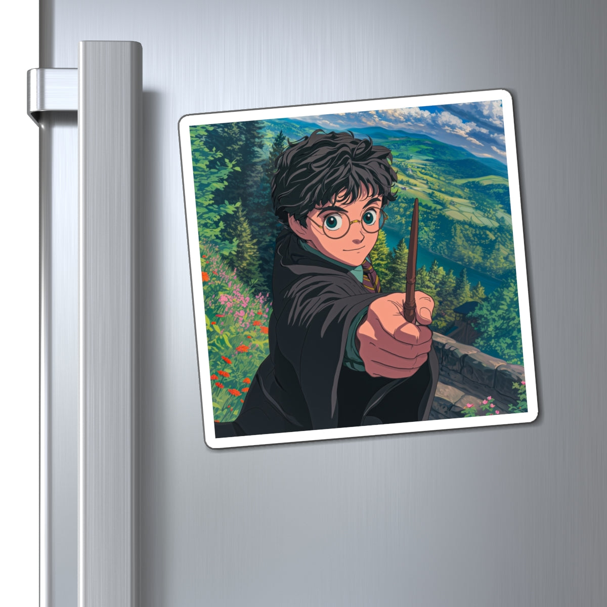 Ghibli Wizard Fridge Magnet