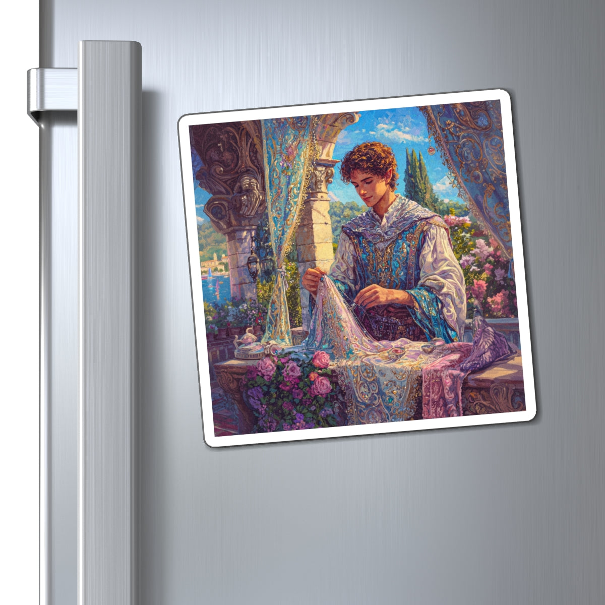 Vibrant Tailor Fridge Magnet