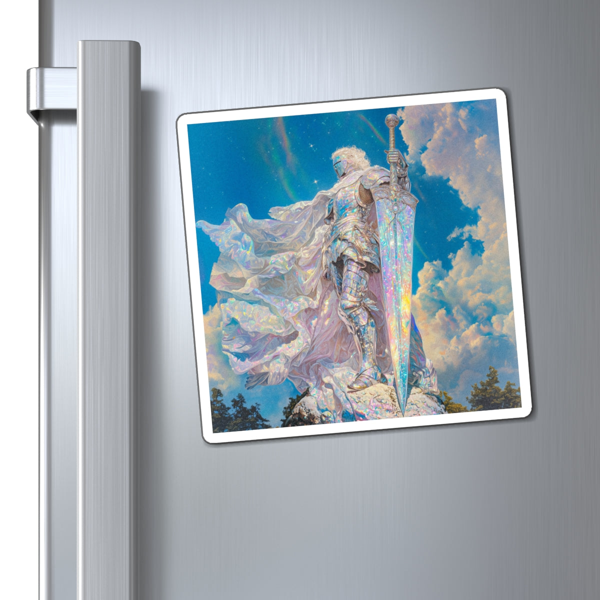 Radiant Paladin Fridge Magnet