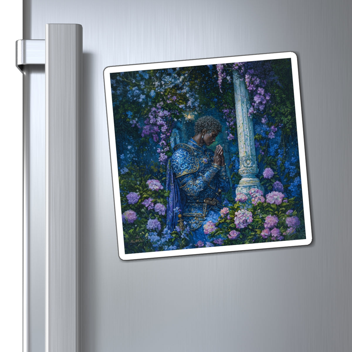 Verdant Vigil Fridge Magnet