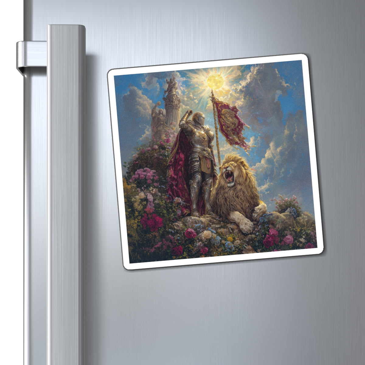 Triumphant Victory Fridge Magnet