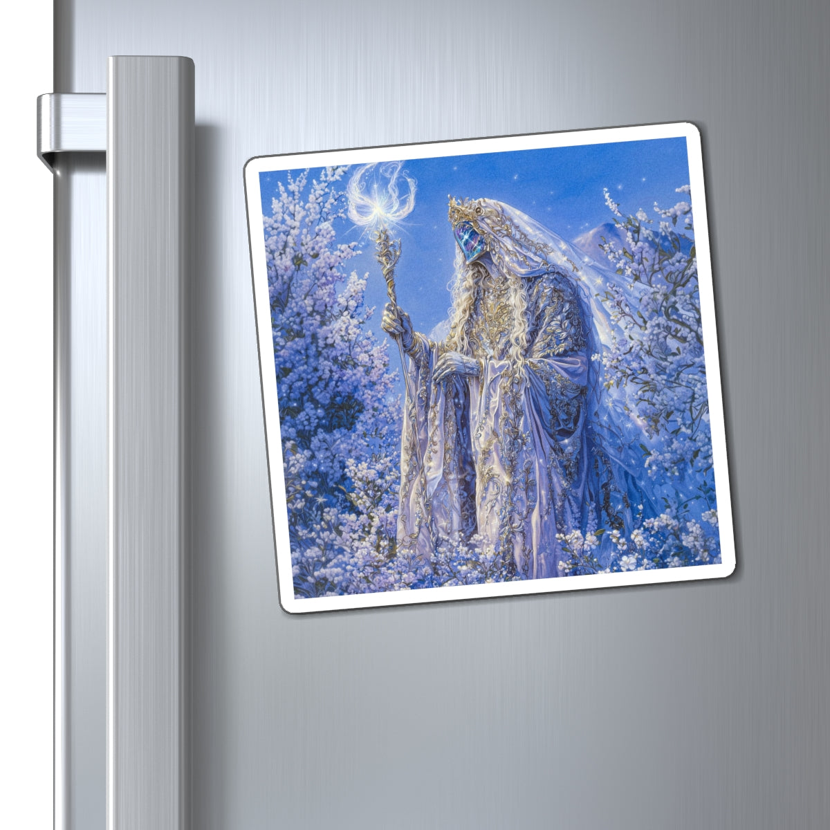 Frost Mage Fridge Magnet