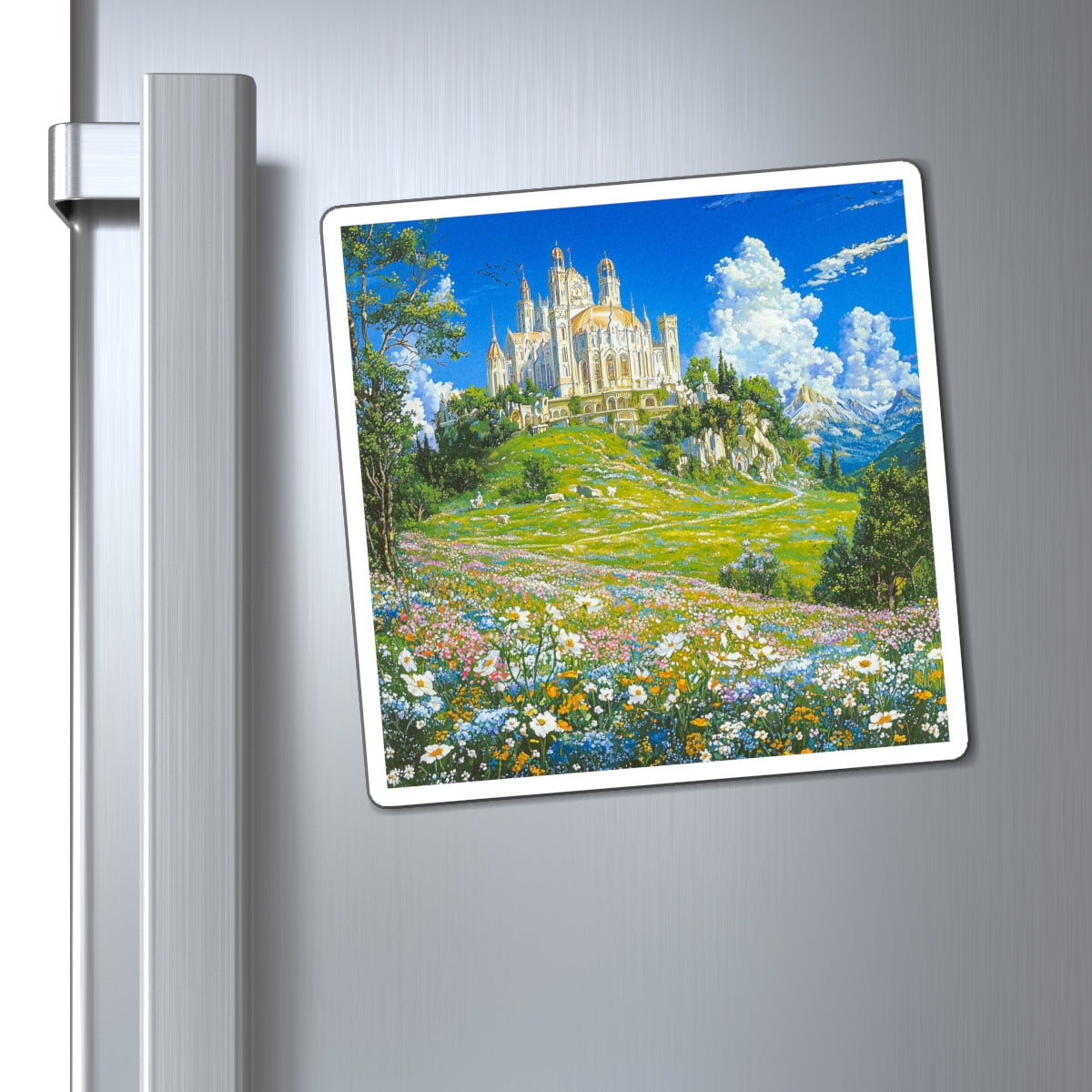 Meadow Castle Fridge Magnet