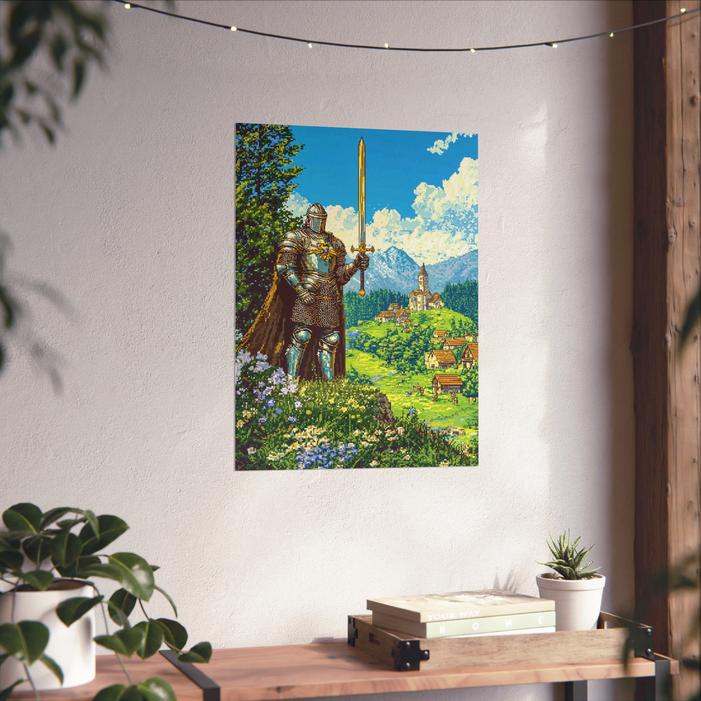 Pixelated Knight