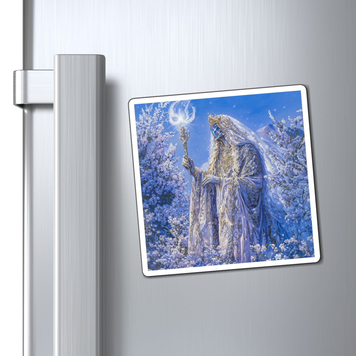 Frost Mage Fridge Magnet