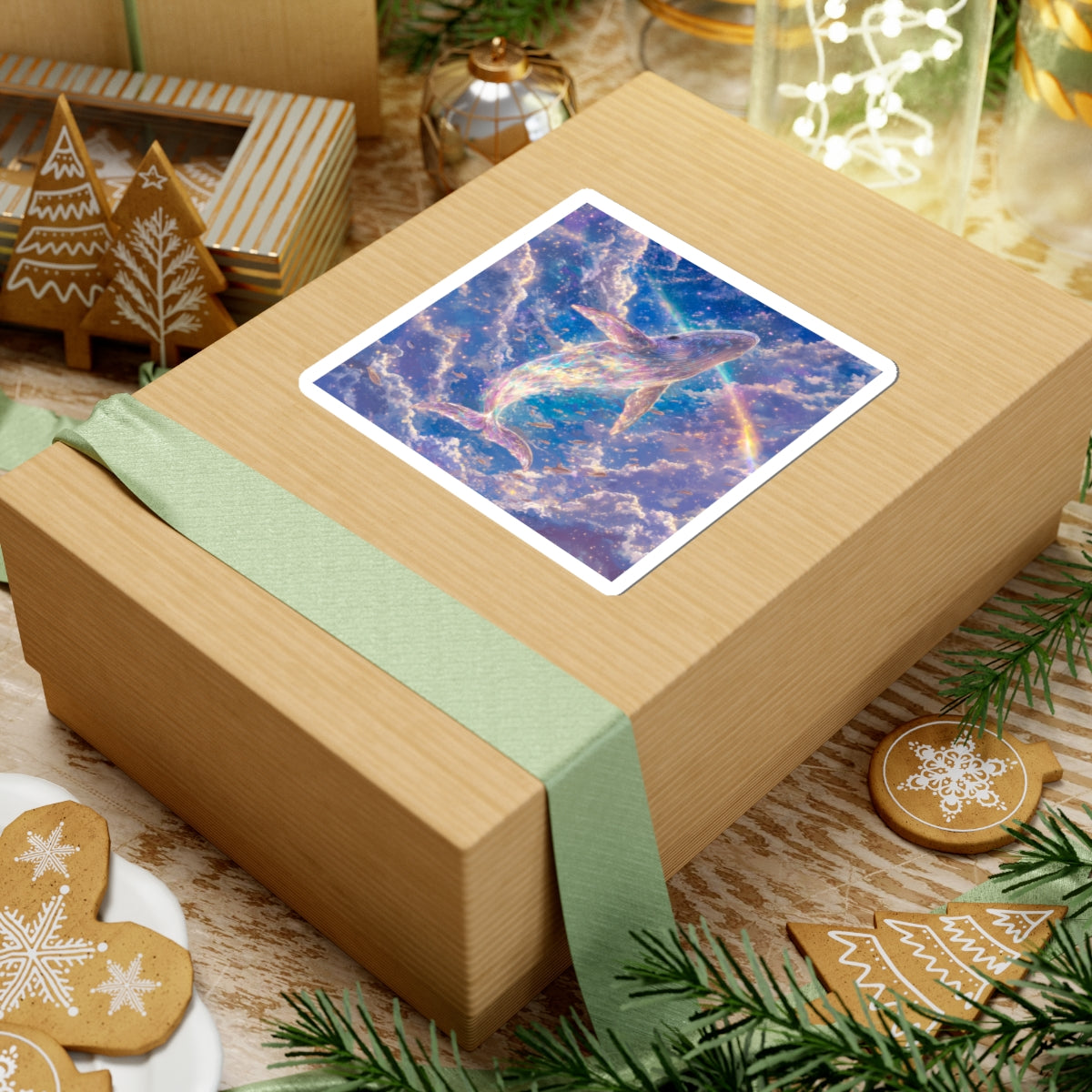 Cosmic Whale Sticker