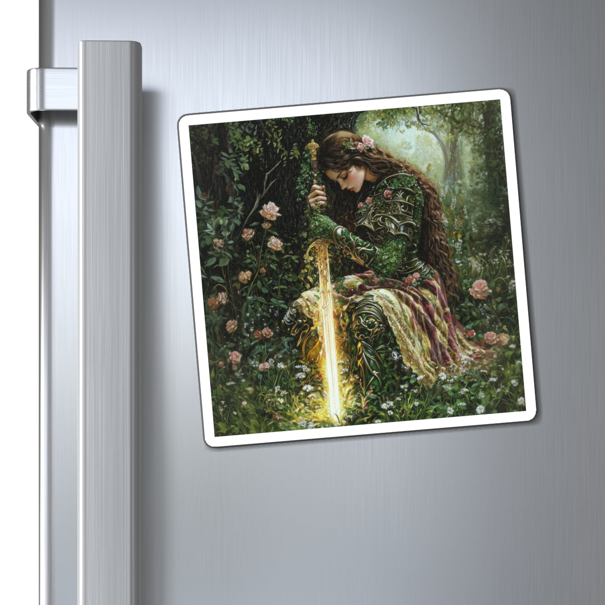 Enchanted Blade Fridge Magnet