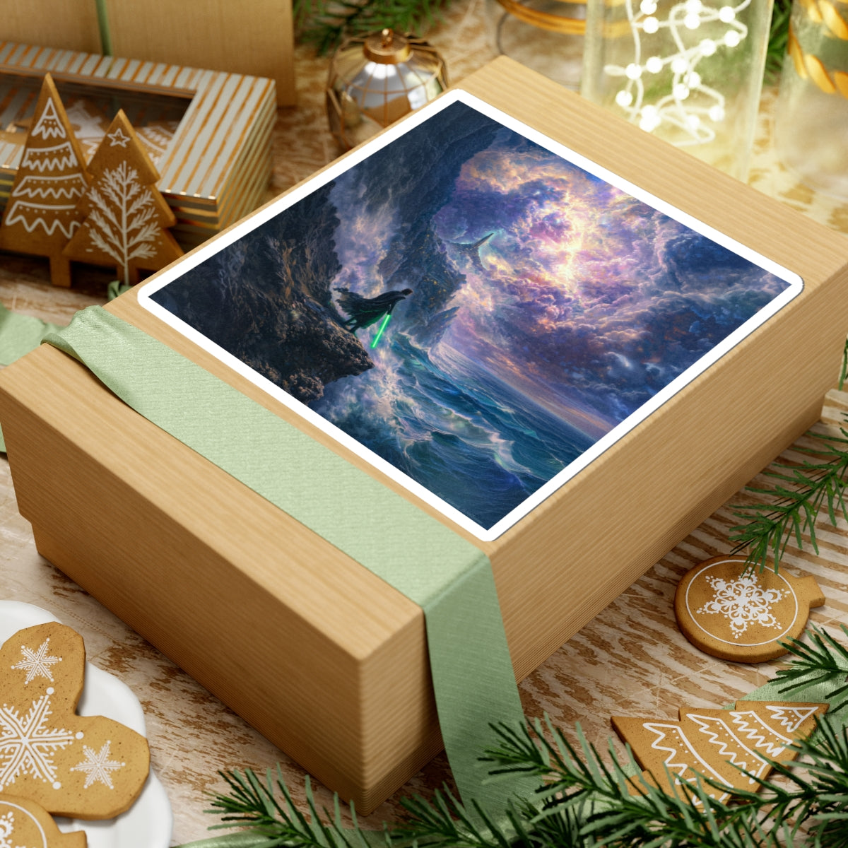 Distant Beacon Sticker