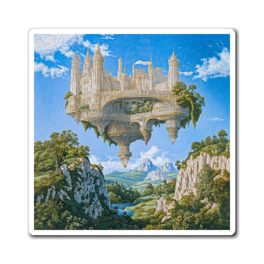 Floating Bastion Fridge Magnet