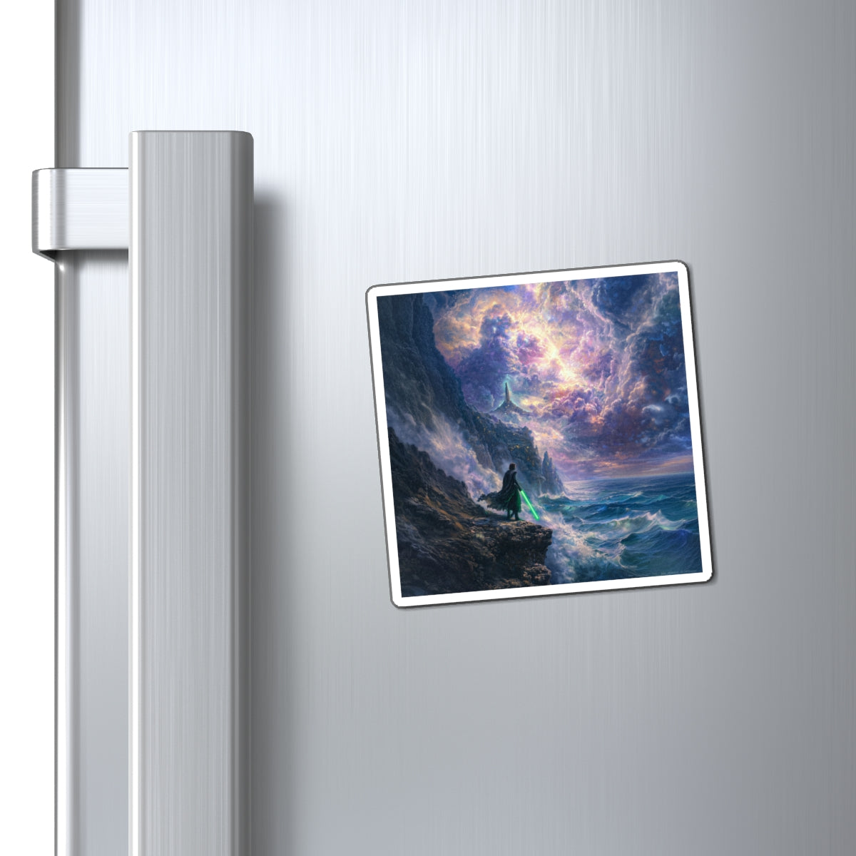 Distant Beacon Fridge Magnet