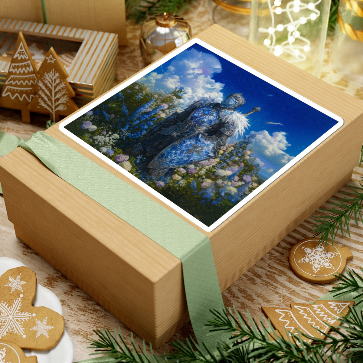 Sapphire Knight Sticker