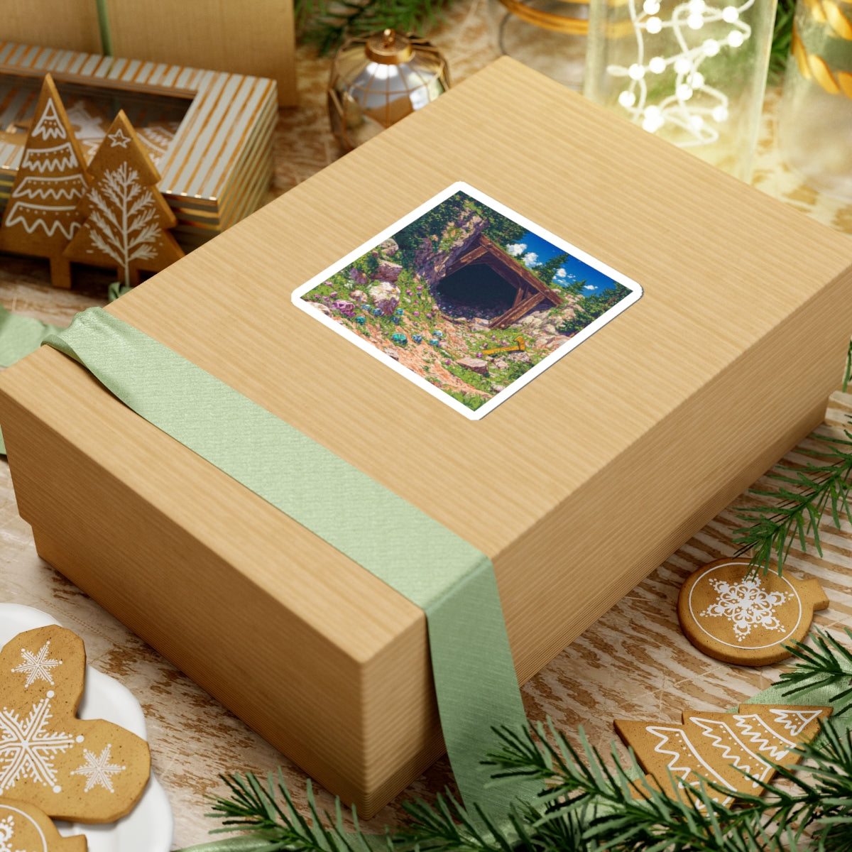 Mineral Mineshaft Sticker