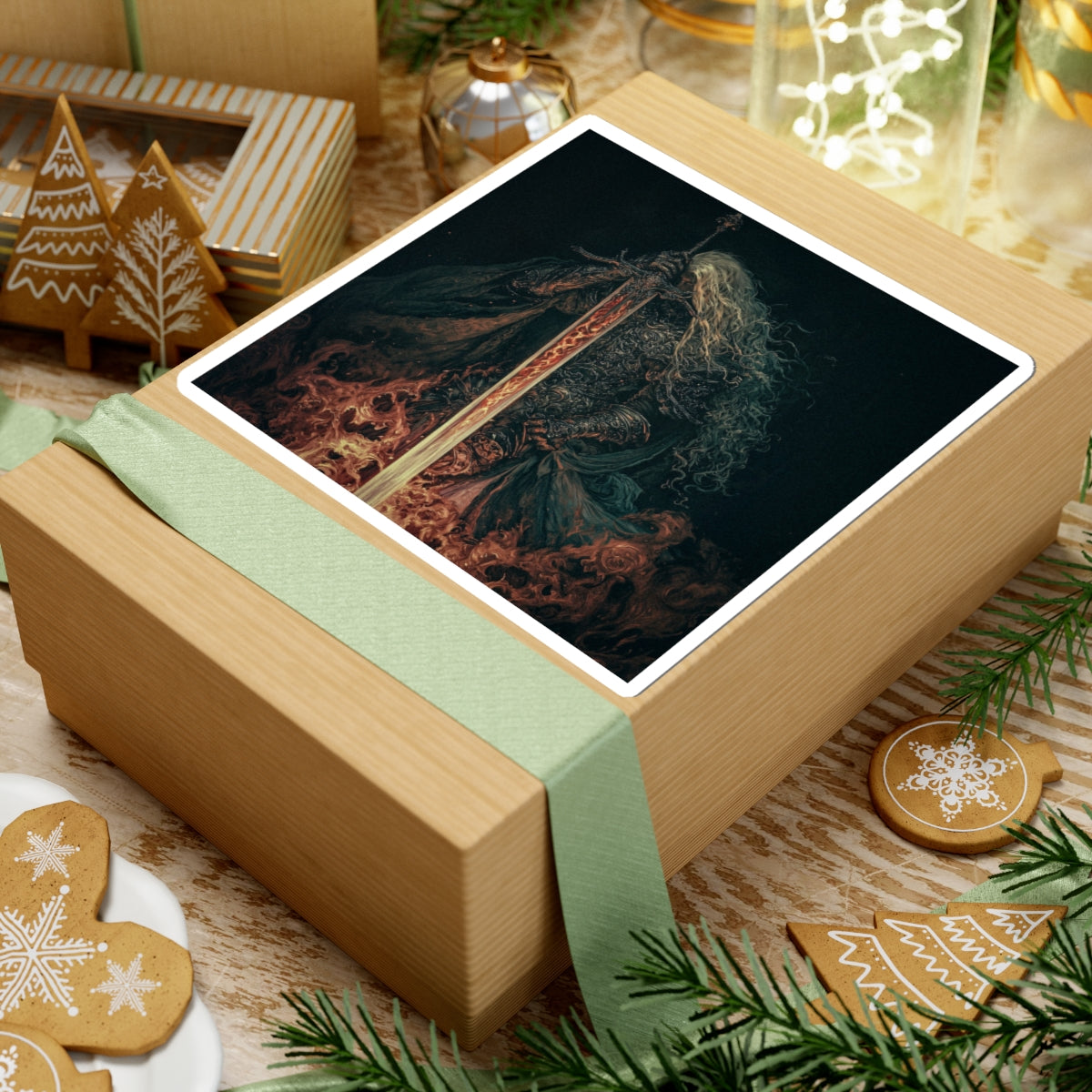 Flame Sentinel Sticker