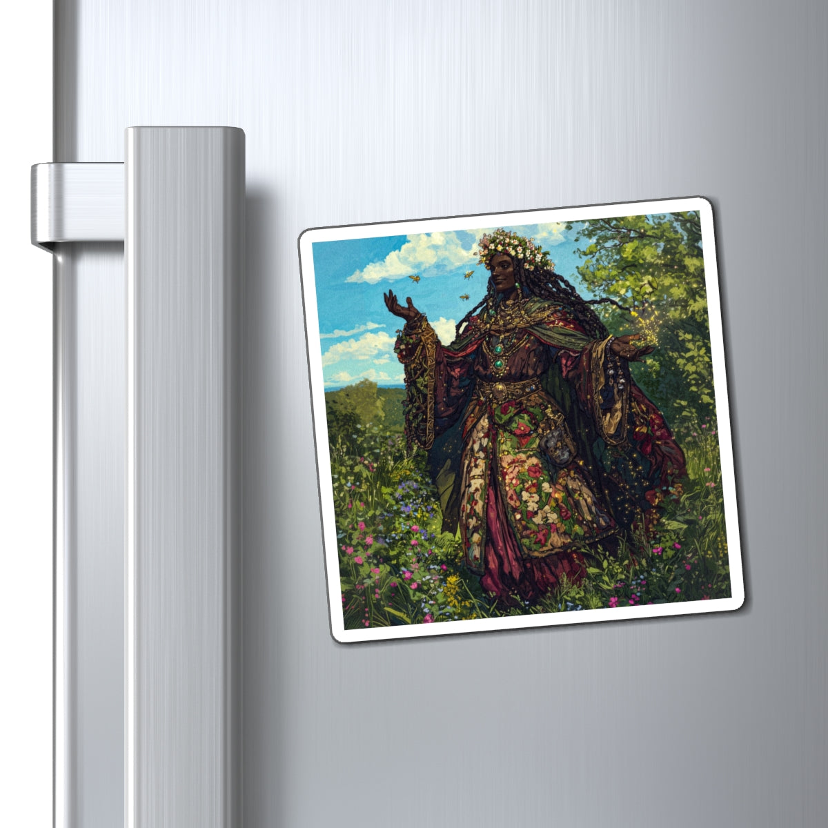 Ebony Mystic Fridge Magnet