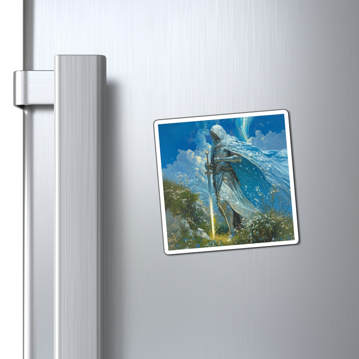 Cloaked Wanderer Fridge Magnet