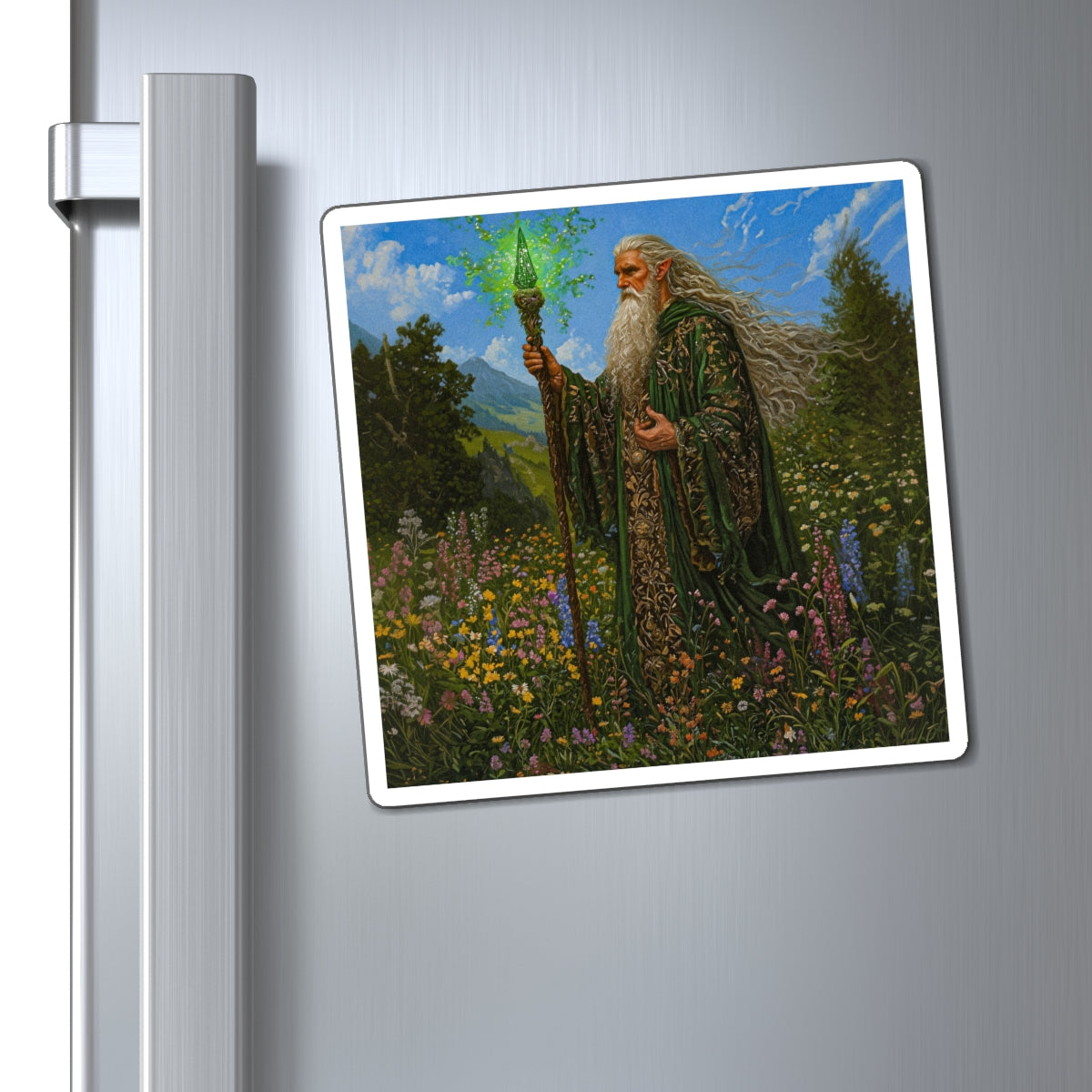 Nomadic Wizard Fridge Magnet