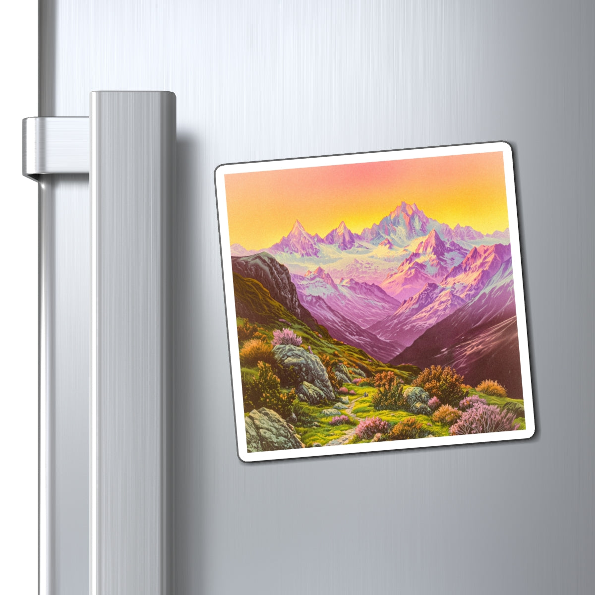 Magenta Range Fridge Magnet