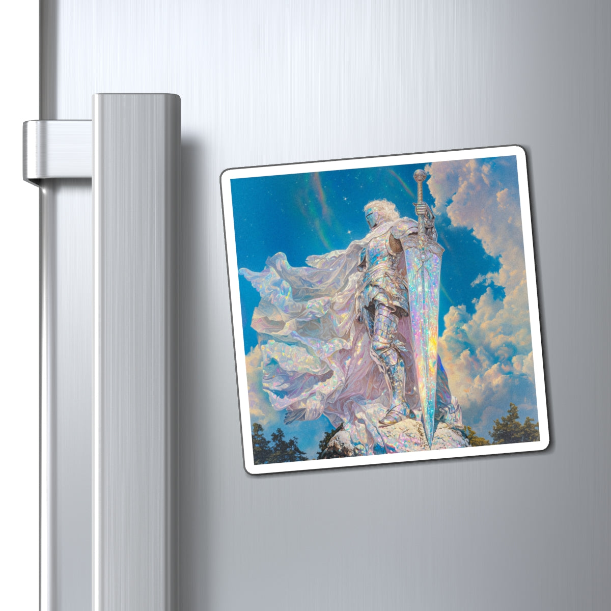 Radiant Paladin Fridge Magnet