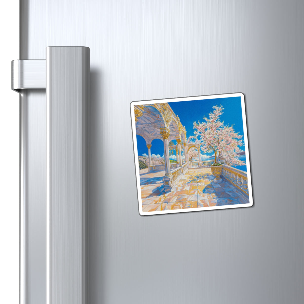 Royal Courtyard Fridge Magnet