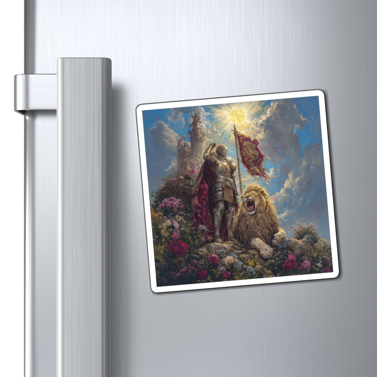 Triumphant Victory Fridge Magnet
