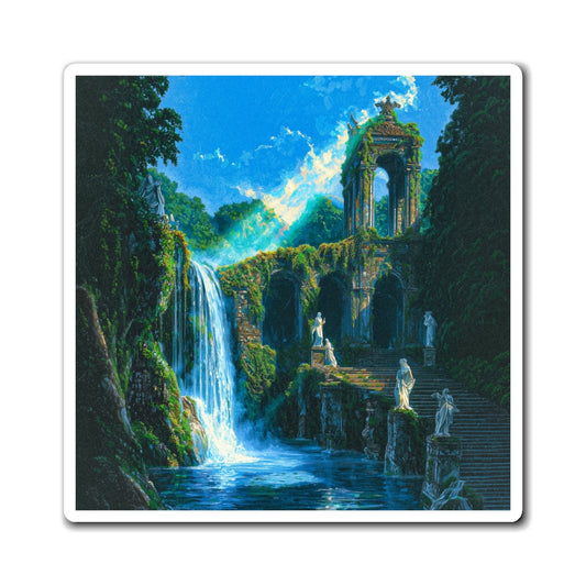 Verdant Ruins Fridge Magnet
