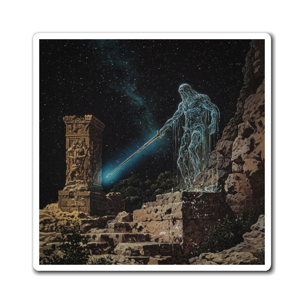 Translucent Spectre Fridge Magnet