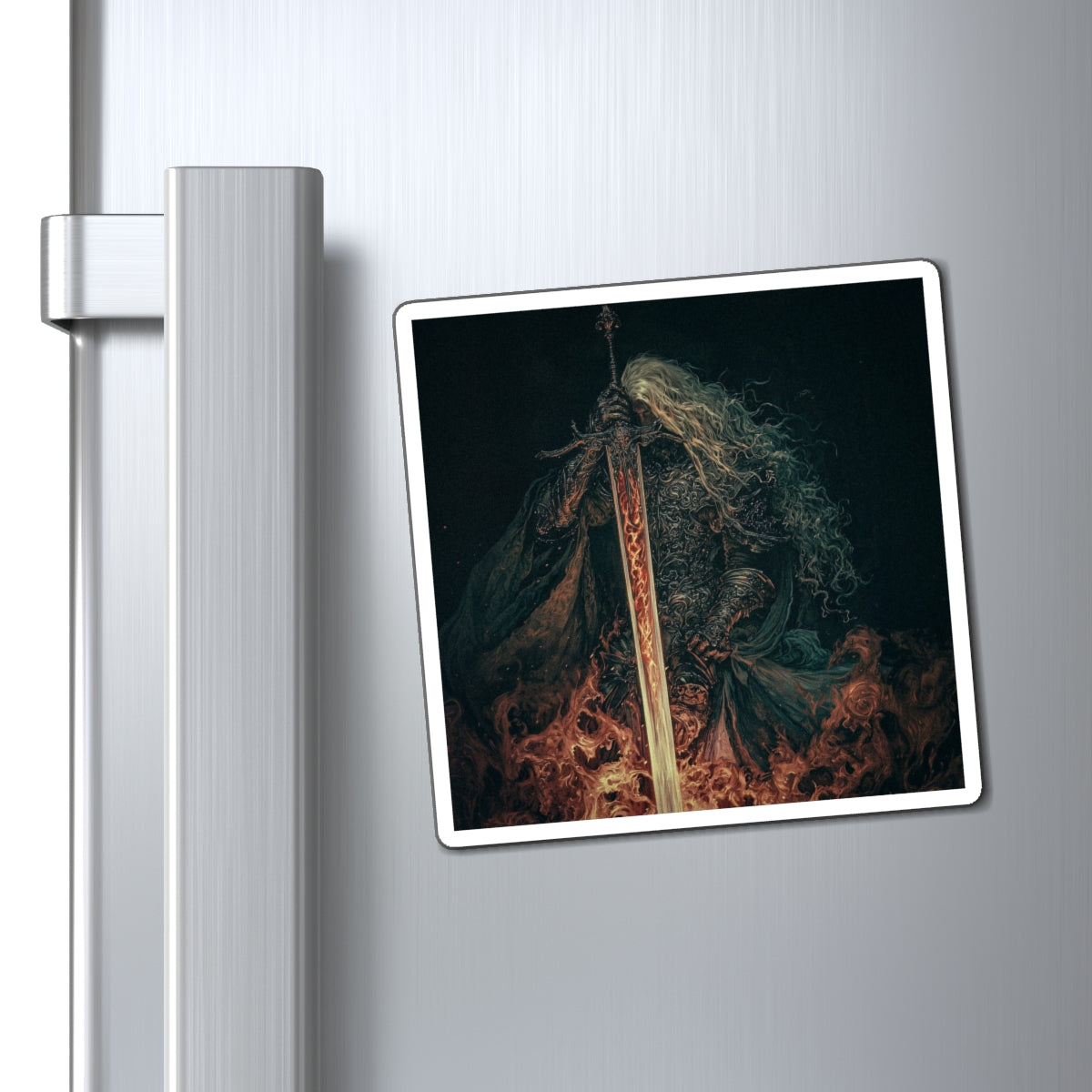 Flame Sentinel Fridge Magnet