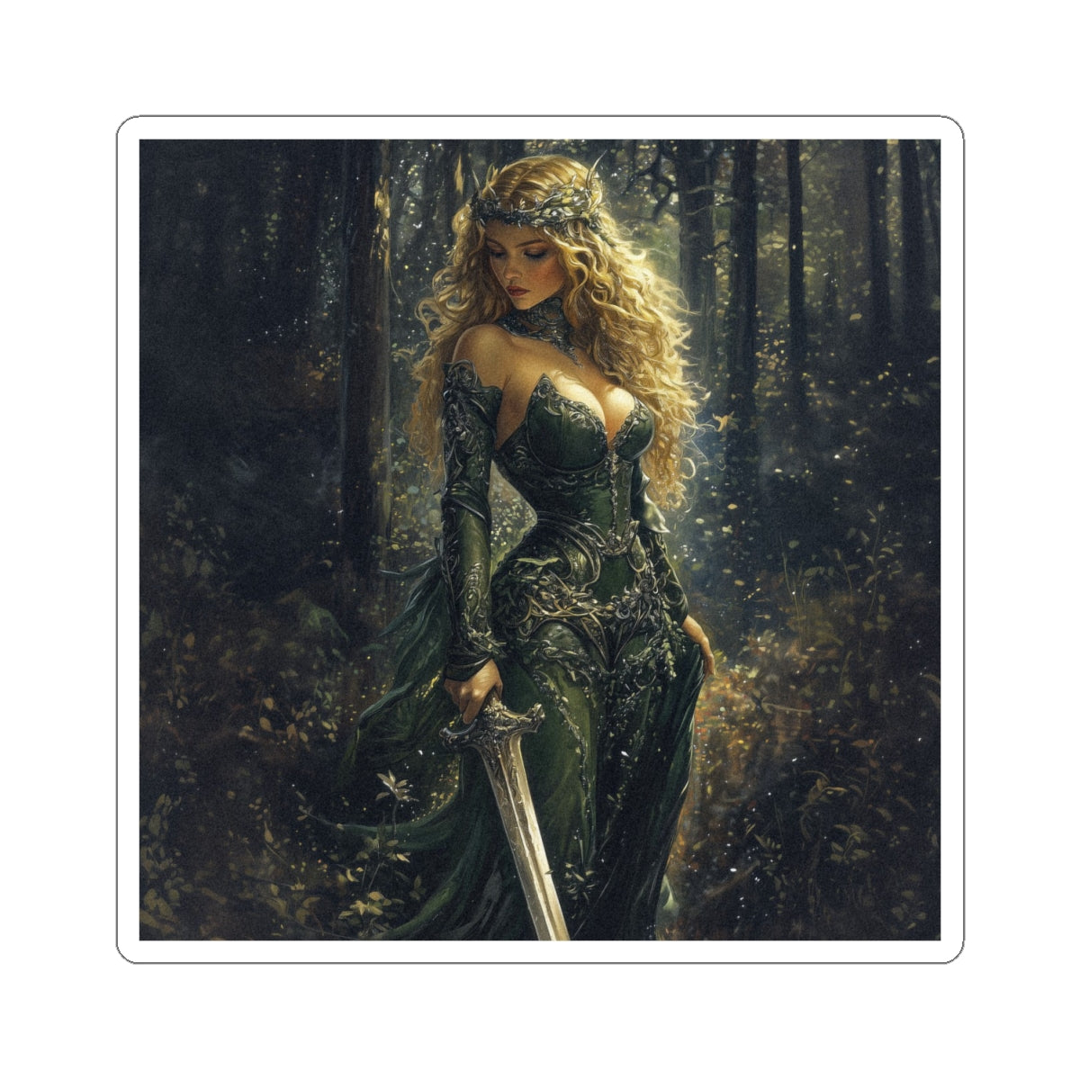 Woodland Warrior Sticker