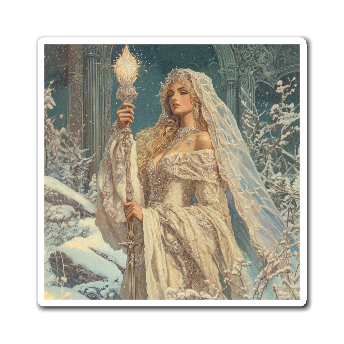 Frostborn Mystic Fridge Magnet