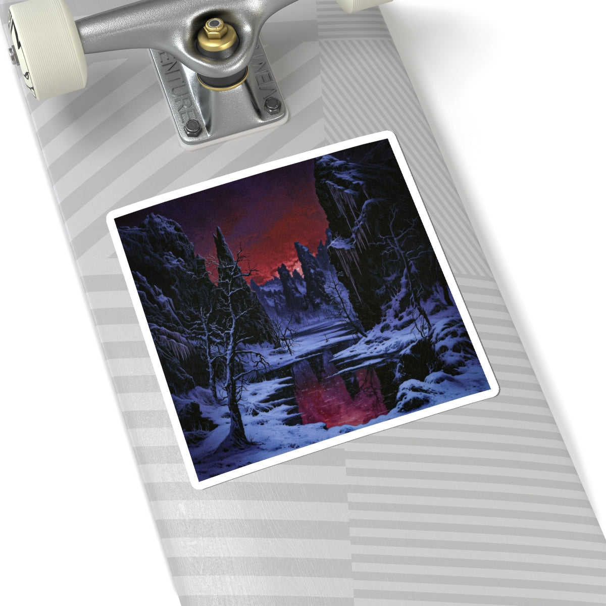 Crimson Frost Sticker