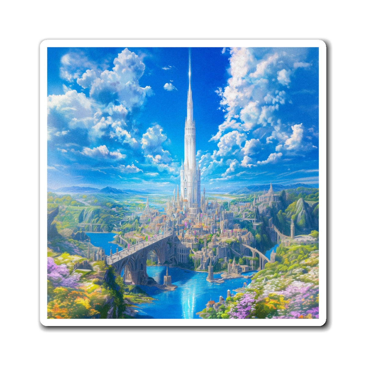 Realm's Capital Fridge Magnet