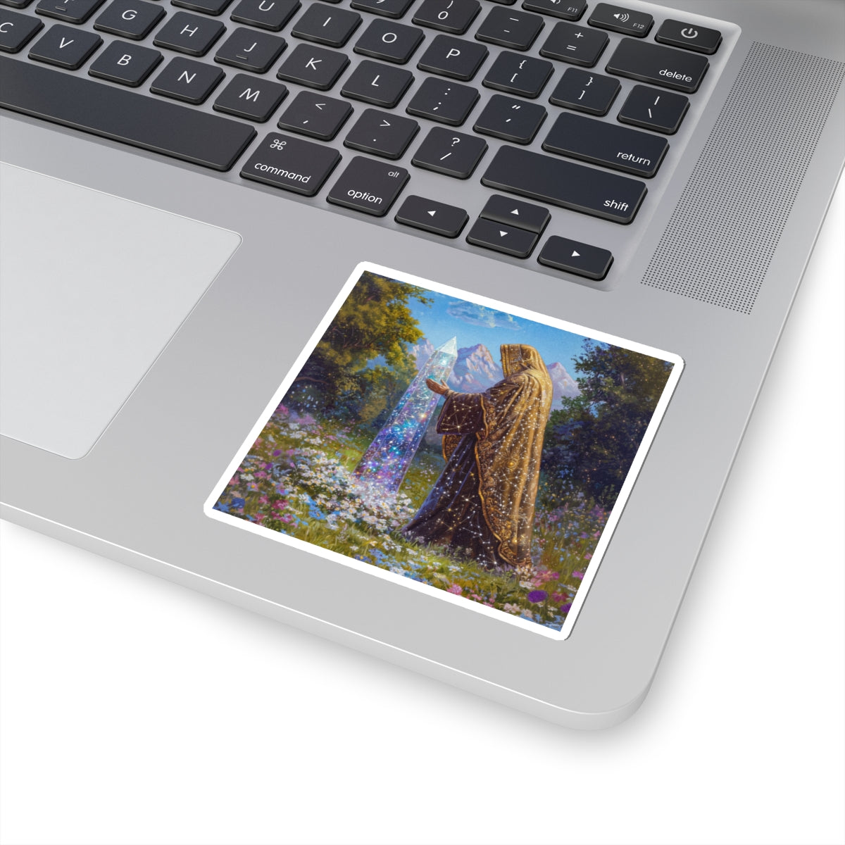 Crystalline Obelisk Sticker