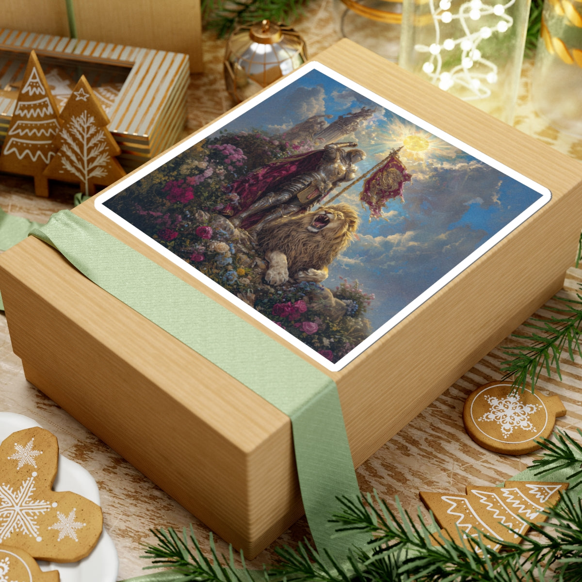 Triumphant Victory Sticker