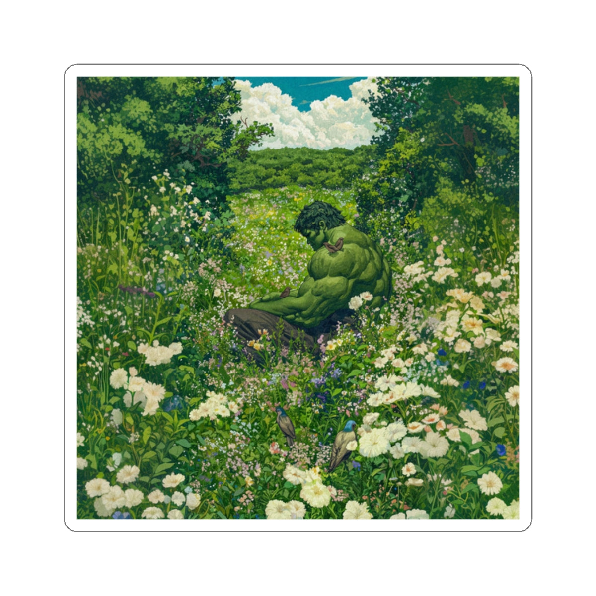 Green Guardian Sticker