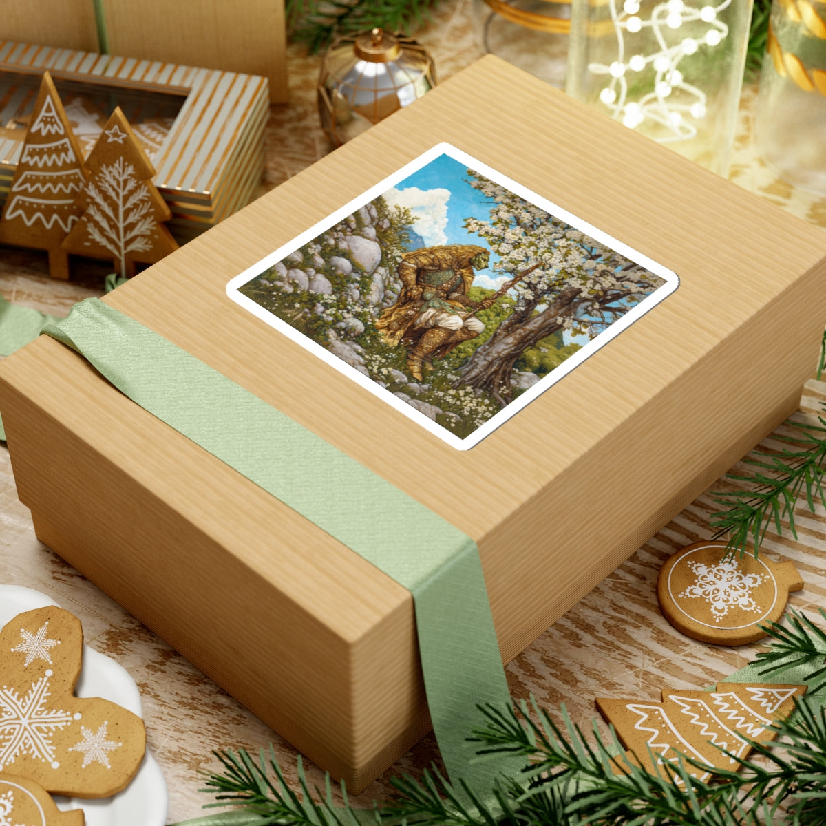 Lion Warrior Sticker