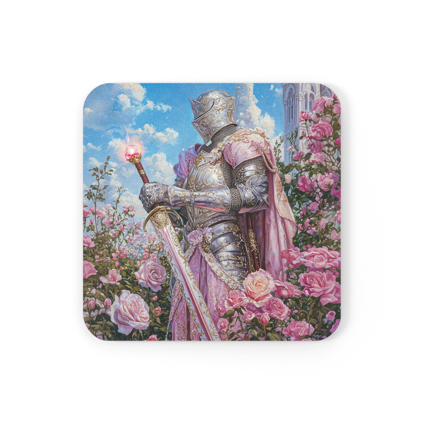 Rose Knight Coaster