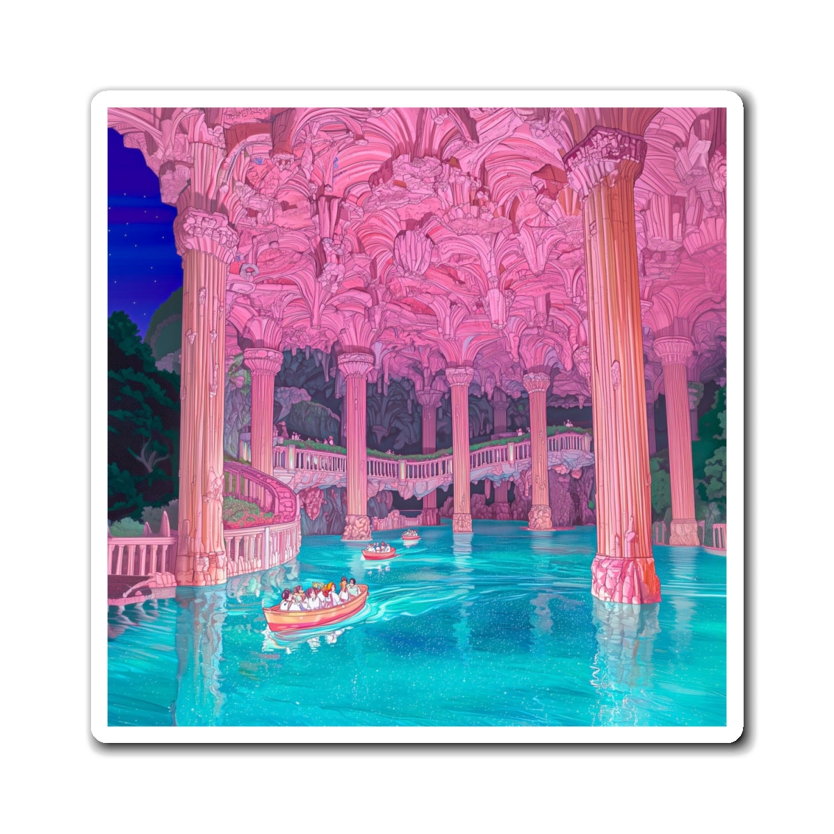 Whimsical Fable Fridge Magnet