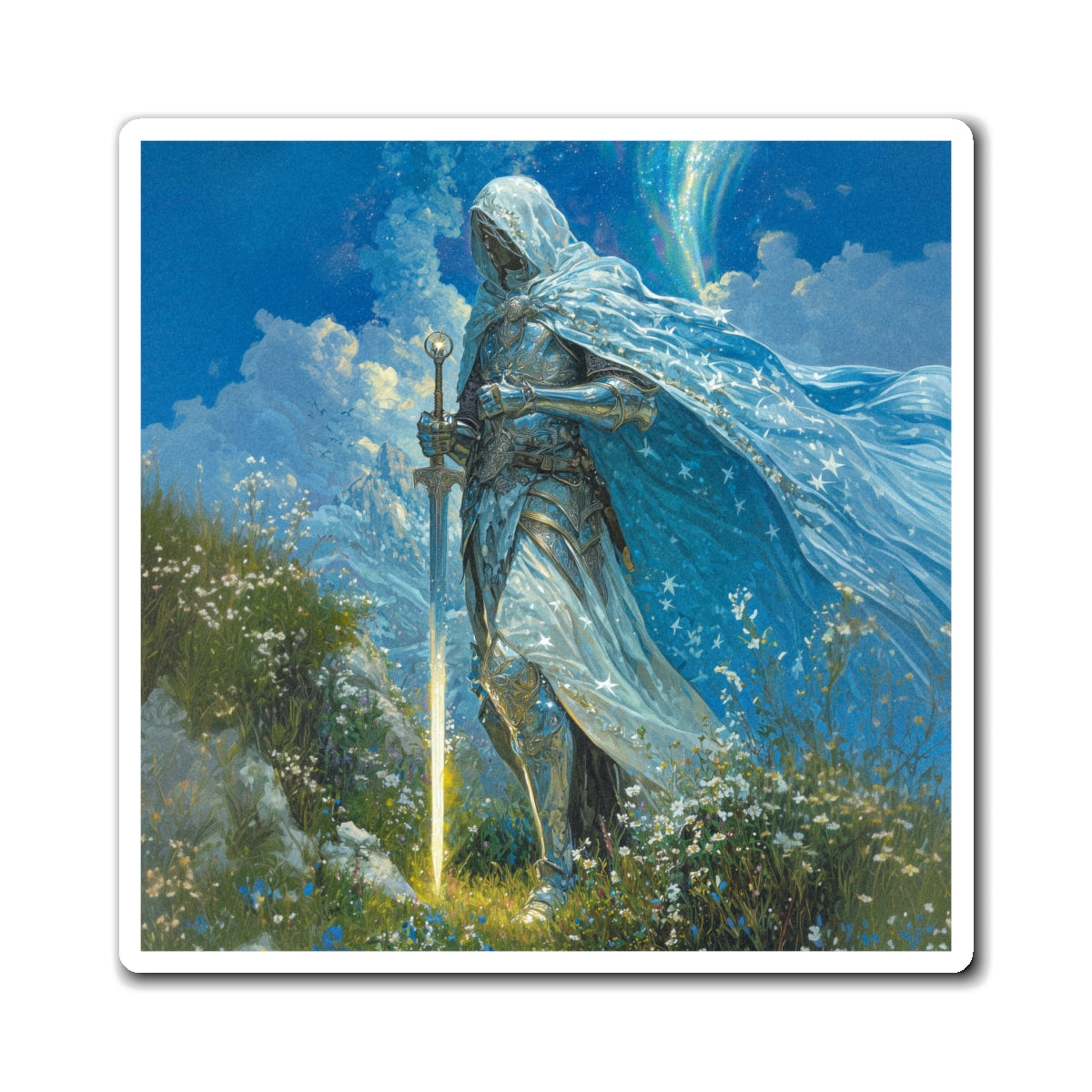 Cloaked Wanderer Fridge Magnet
