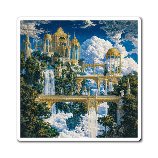 Suspended Sanctum Fridge Magnet