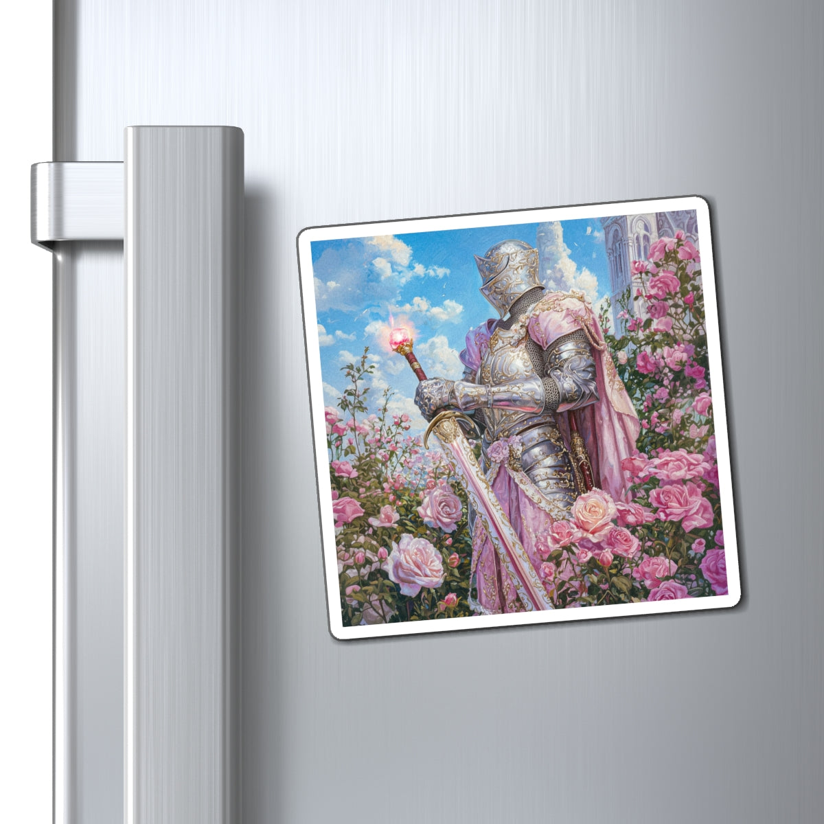 Rose Knight Fridge Magnet