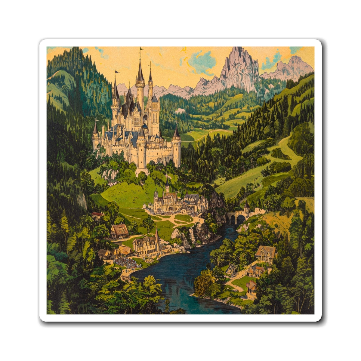 Verdant Kingdom Fridge Magnet