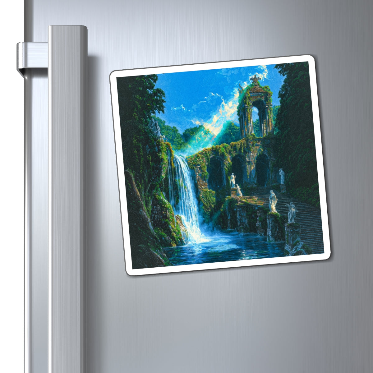 Verdant Ruins Fridge Magnet
