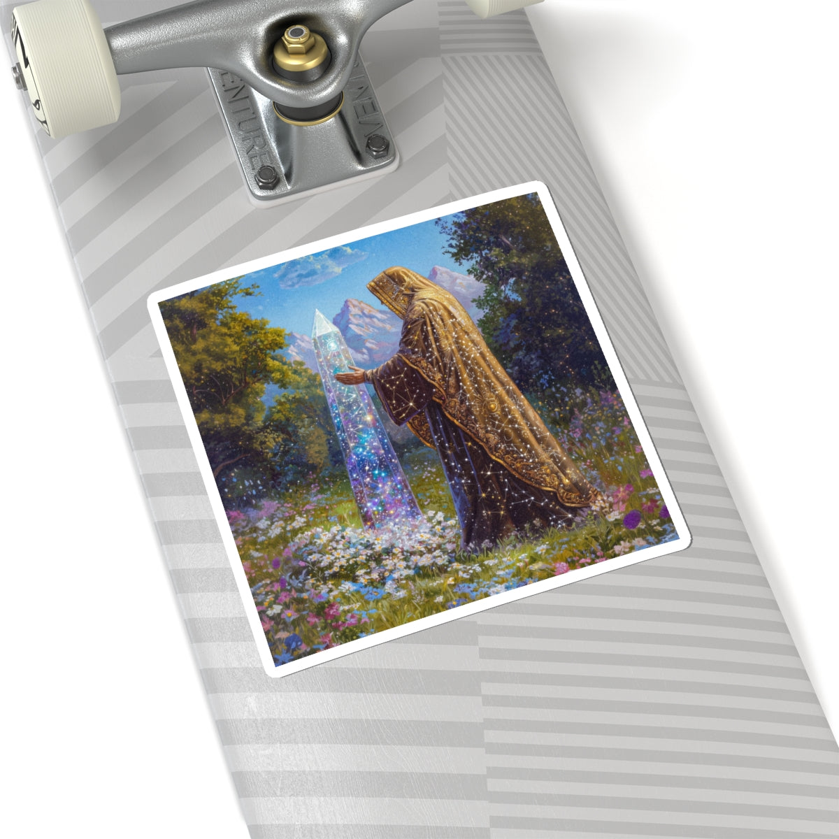 Crystalline Obelisk Sticker