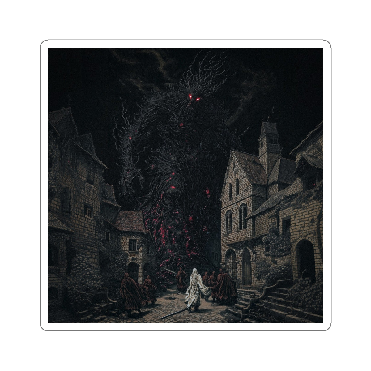 Demonic Arrival Sticker