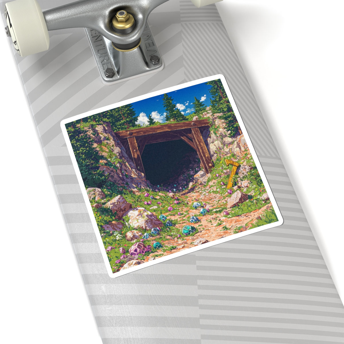 Mineral Mineshaft Sticker