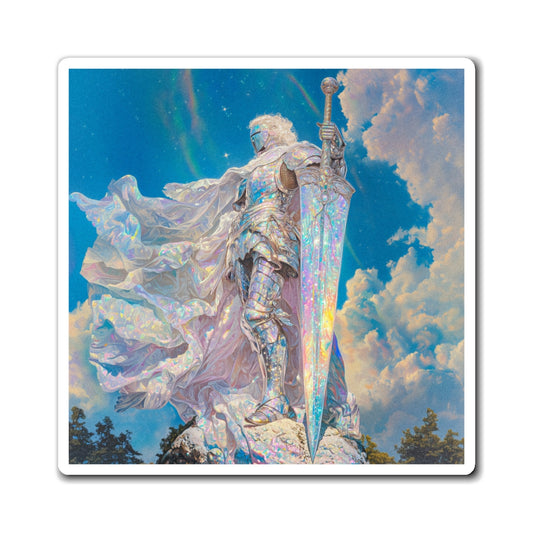 Radiant Paladin Fridge Magnet
