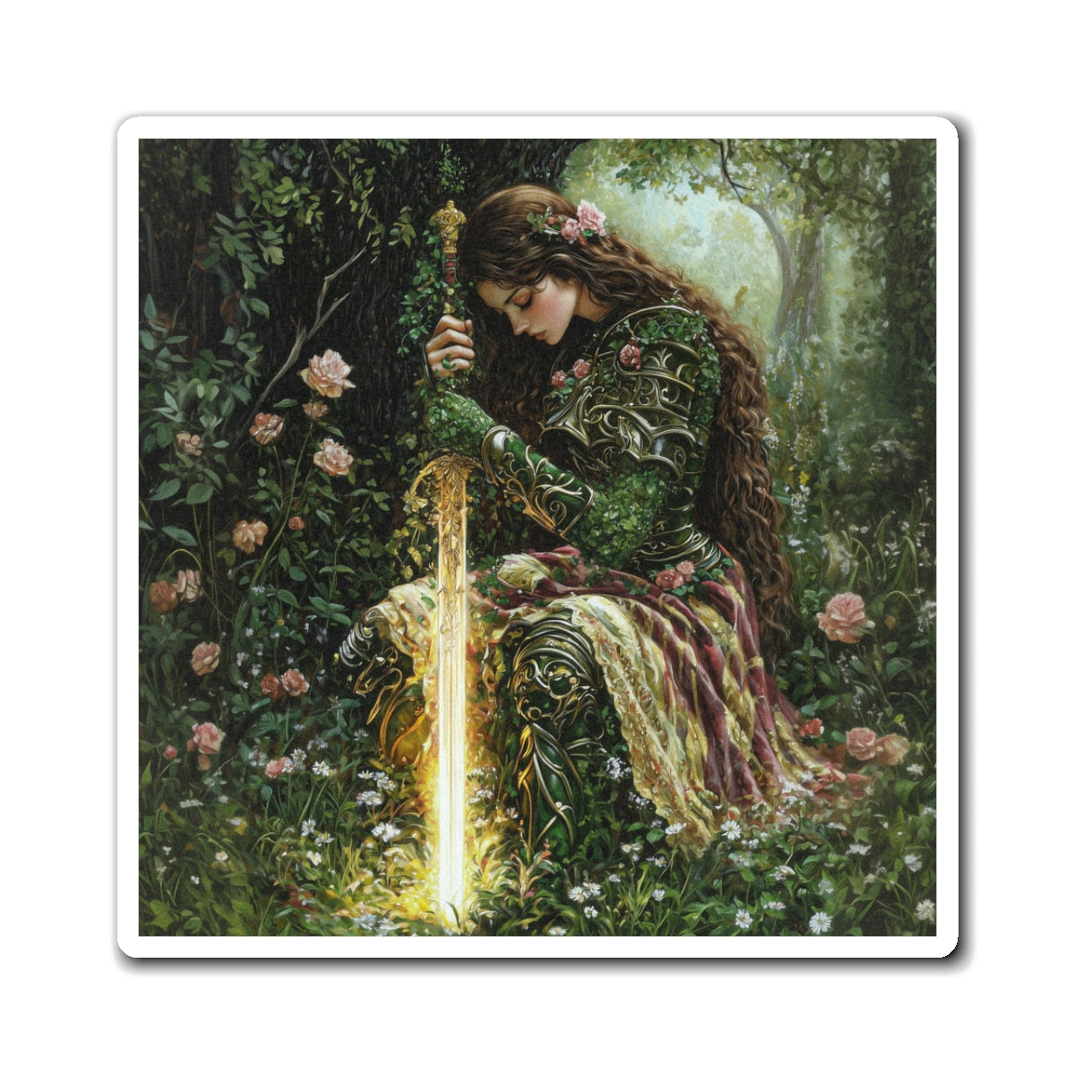 Enchanted Blade Fridge Magnet