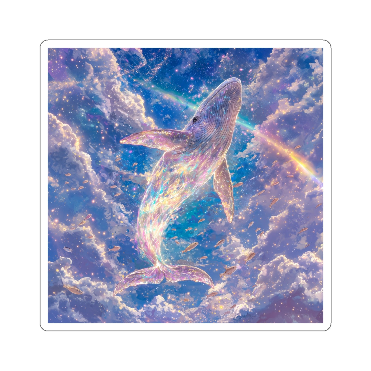 Cosmic Whale Sticker